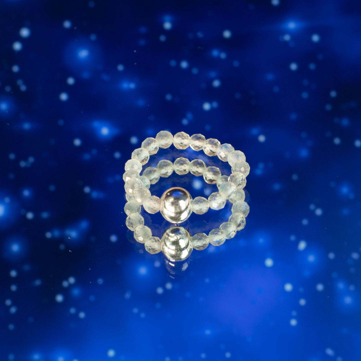 Nymph Spirit Edelstenen Ringset - Noorderlicht