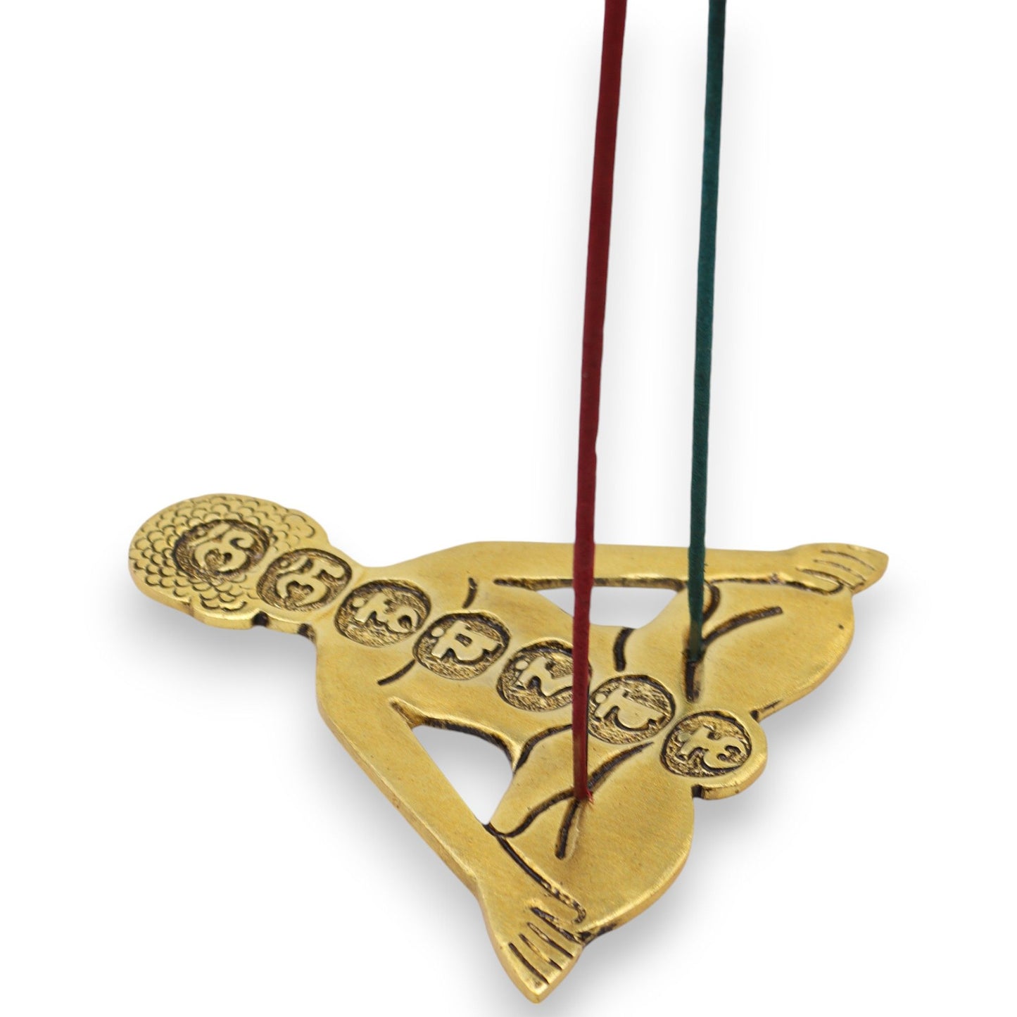 Gouden Aluminium 7 Chakra Yoga Wierookhouder 12x12cm