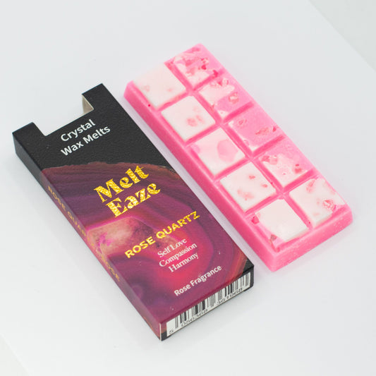 MeltEaze Rose Quartz Love Wax Melts – Romantische Huisgeur met Rozenkwarts | Soul Studio M