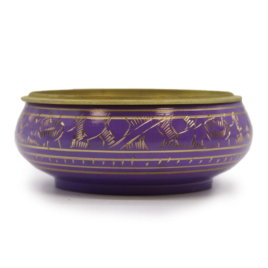 Chakra Houtskool Wierookpot - Kruinchakra (Violet)