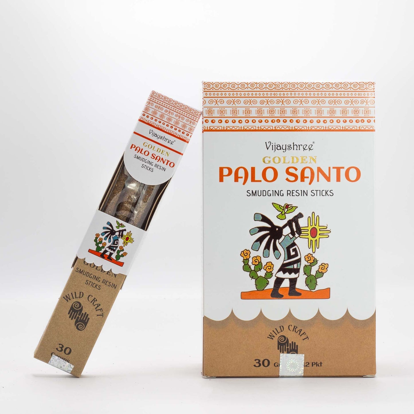 30g Golden Palo Santo Smudging Harsstaafjes (6 stuks)