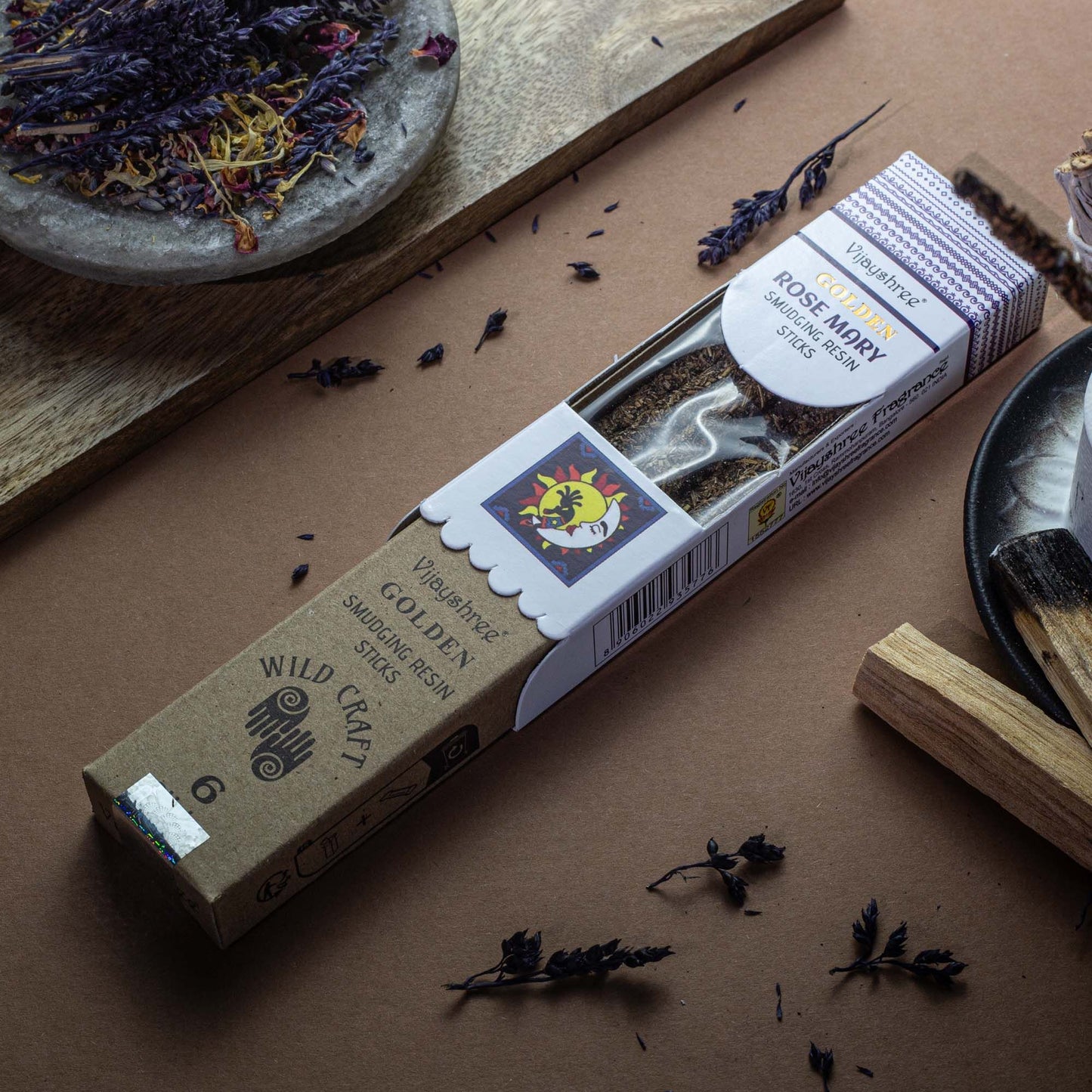 Golden Rozemarijn Smudging Harsstaafjes – 30g (6 stuks)