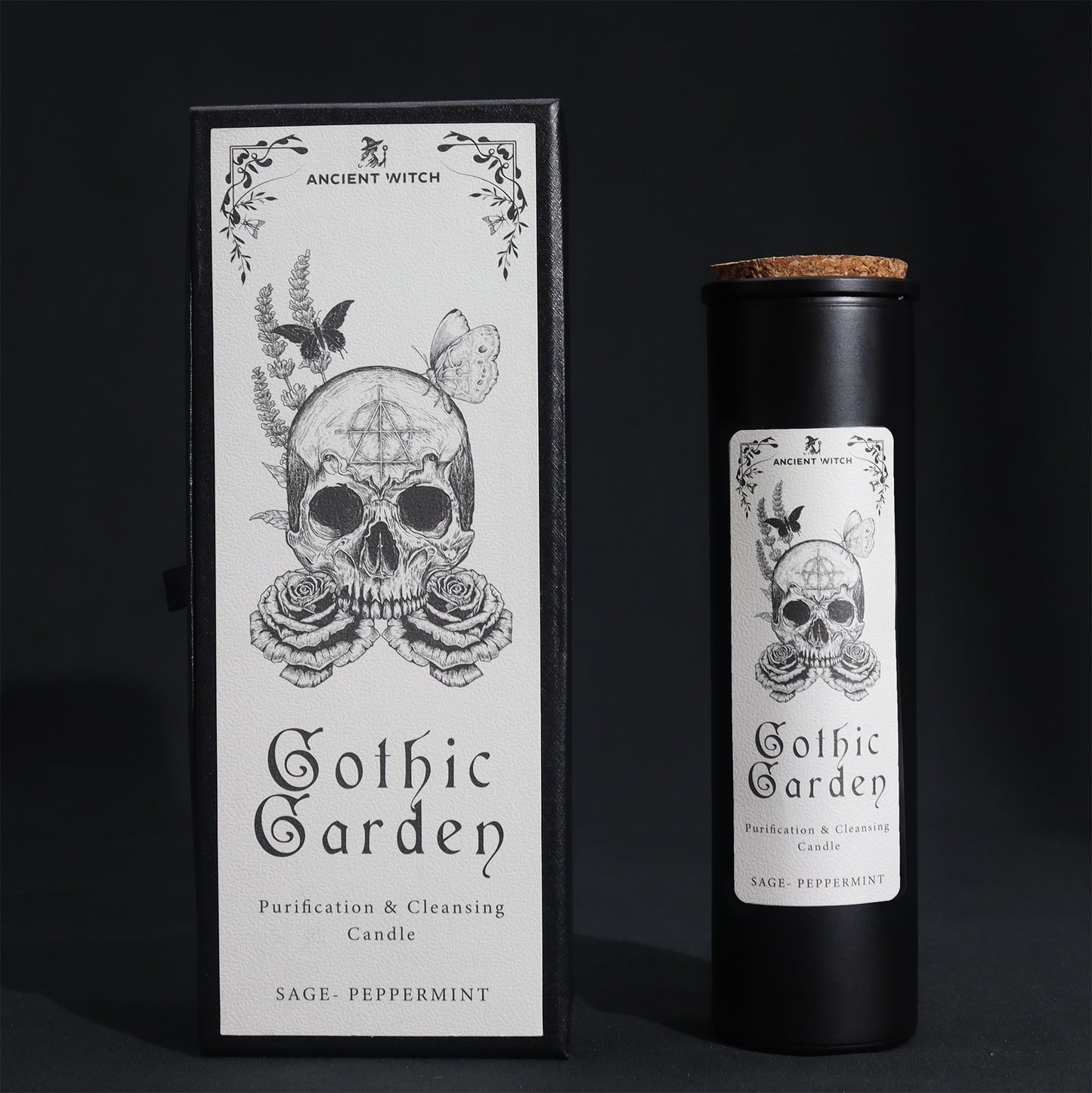 Ancient Witch Zuiveringskaars – Gothic Garden | Reiniging & Transformatie