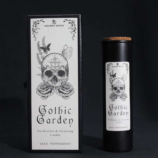 Ancient Witch Zuiveringskaars – Gothic Garden | Reiniging & Transformatie