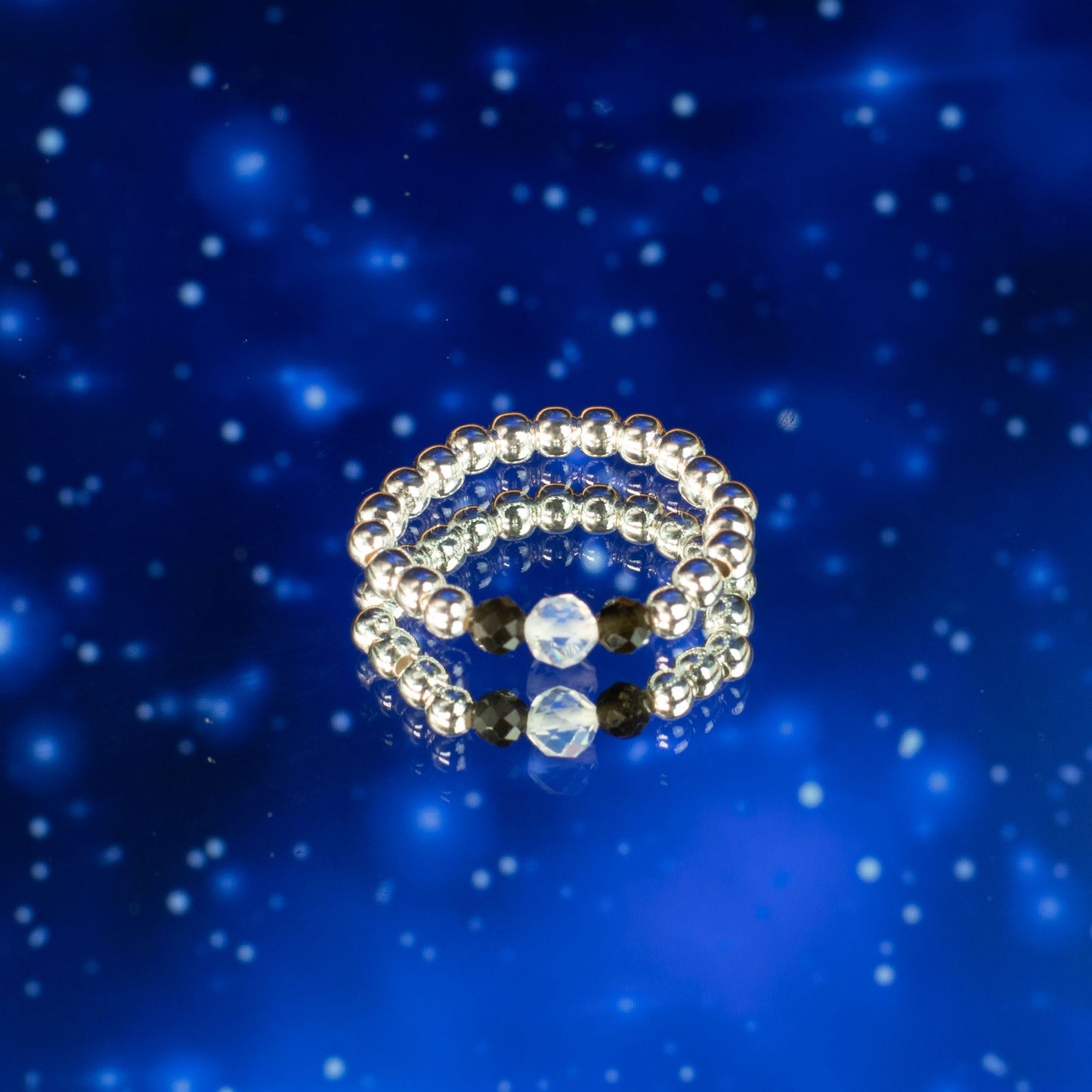 Nymph Spirit Edelstenen Ringset - Noorderlicht