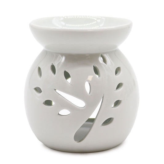 Grote Klassieke Witte Oliebrander - Boom Uitsnijding