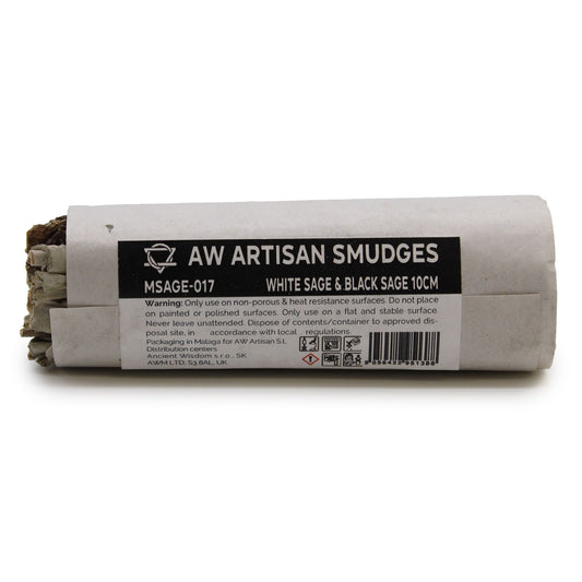 Smudge Stick - Witte Salie & Zwarte Salie 10cm