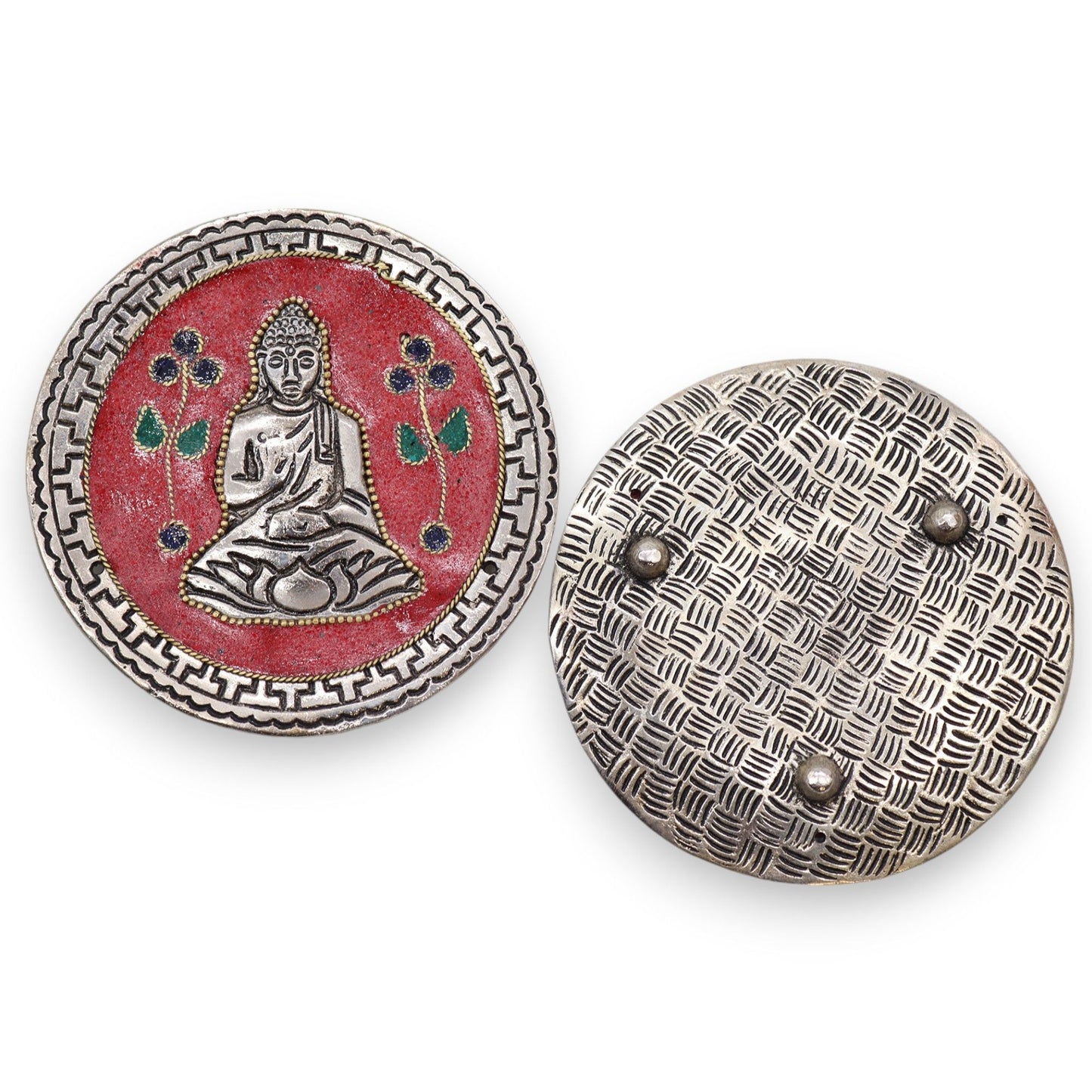 Boeddha Rood Decoratieve Wierookhouder 10cm