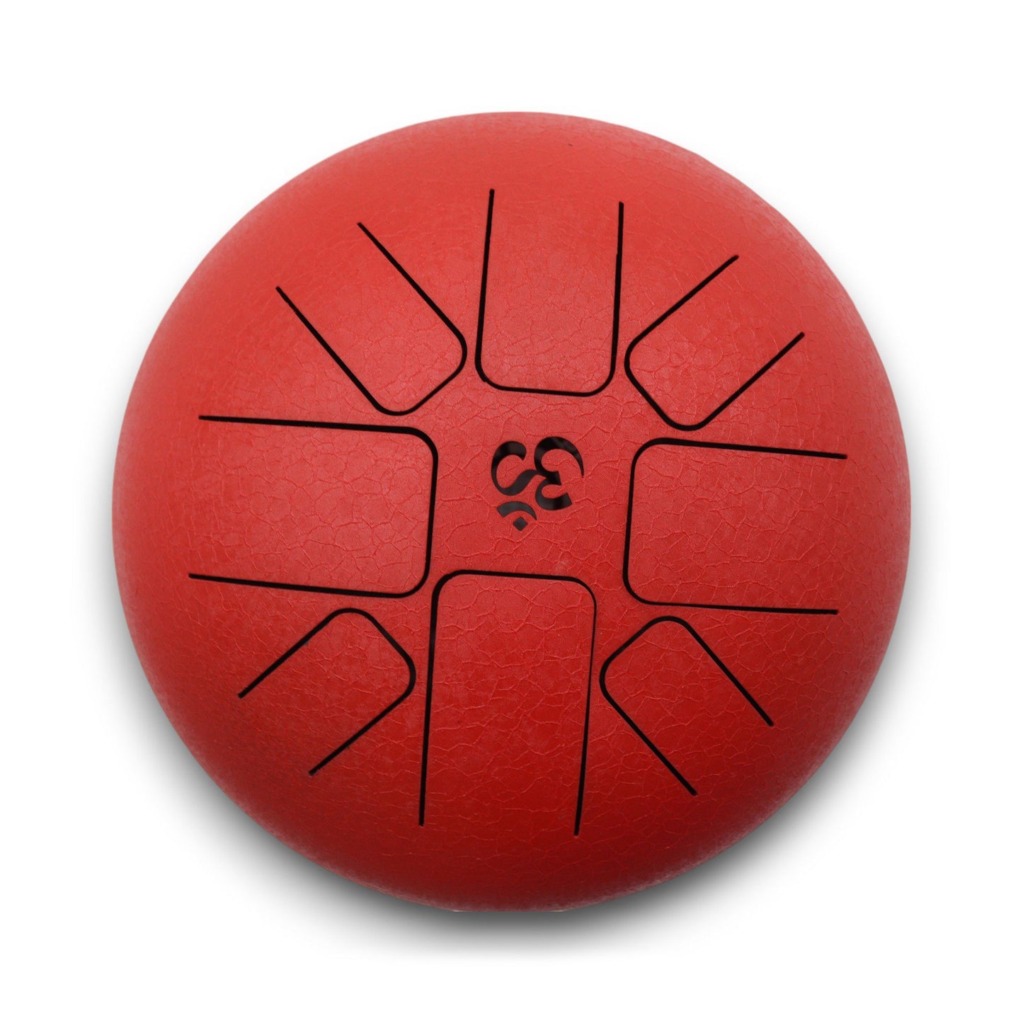 Medium Stalen Tongue Drum – Om Rood (22x16 cm)