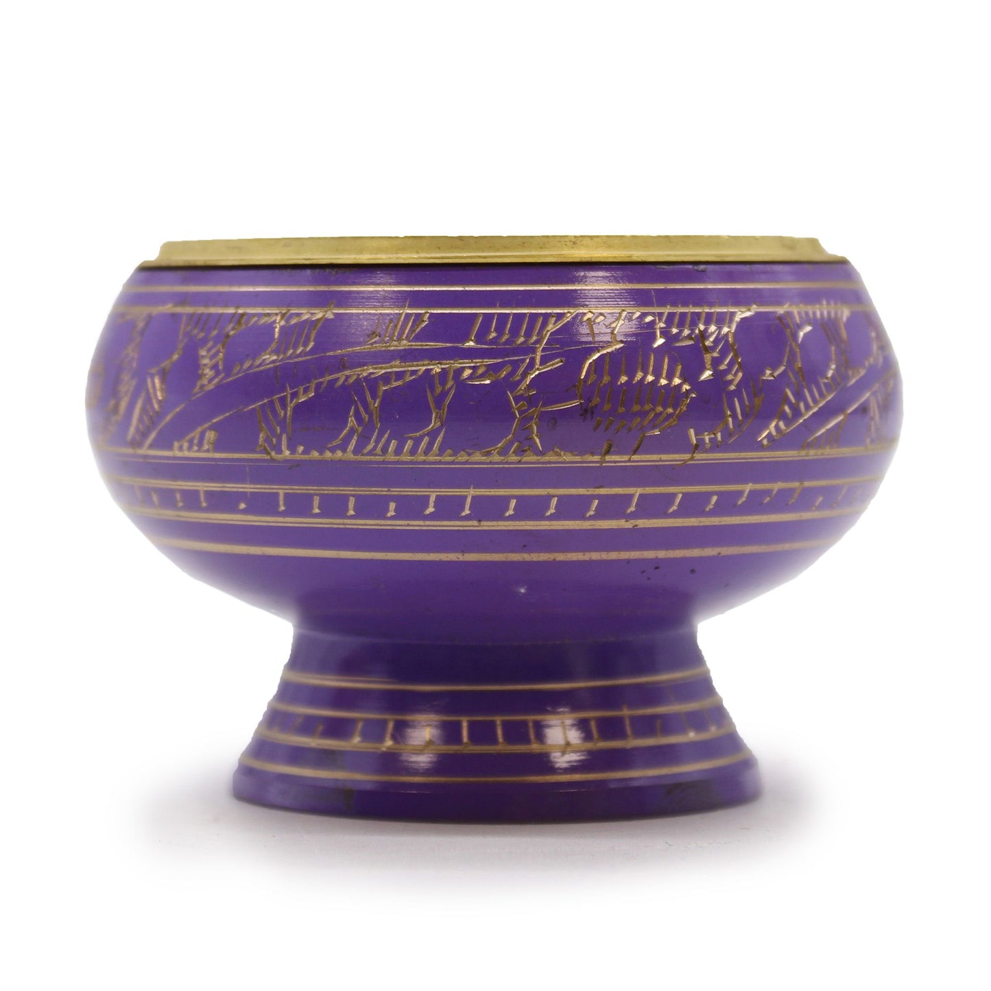 Hoge Chakra Houtskool Wierookpot - Kruinchakra (Violet)