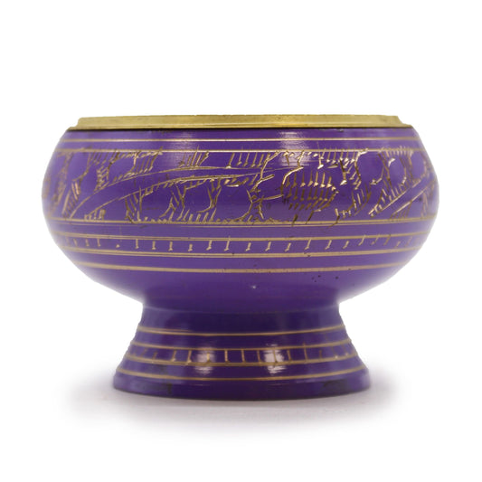 Hoge Chakra Houtskool Wierookpot - Kruinchakra (Violet)