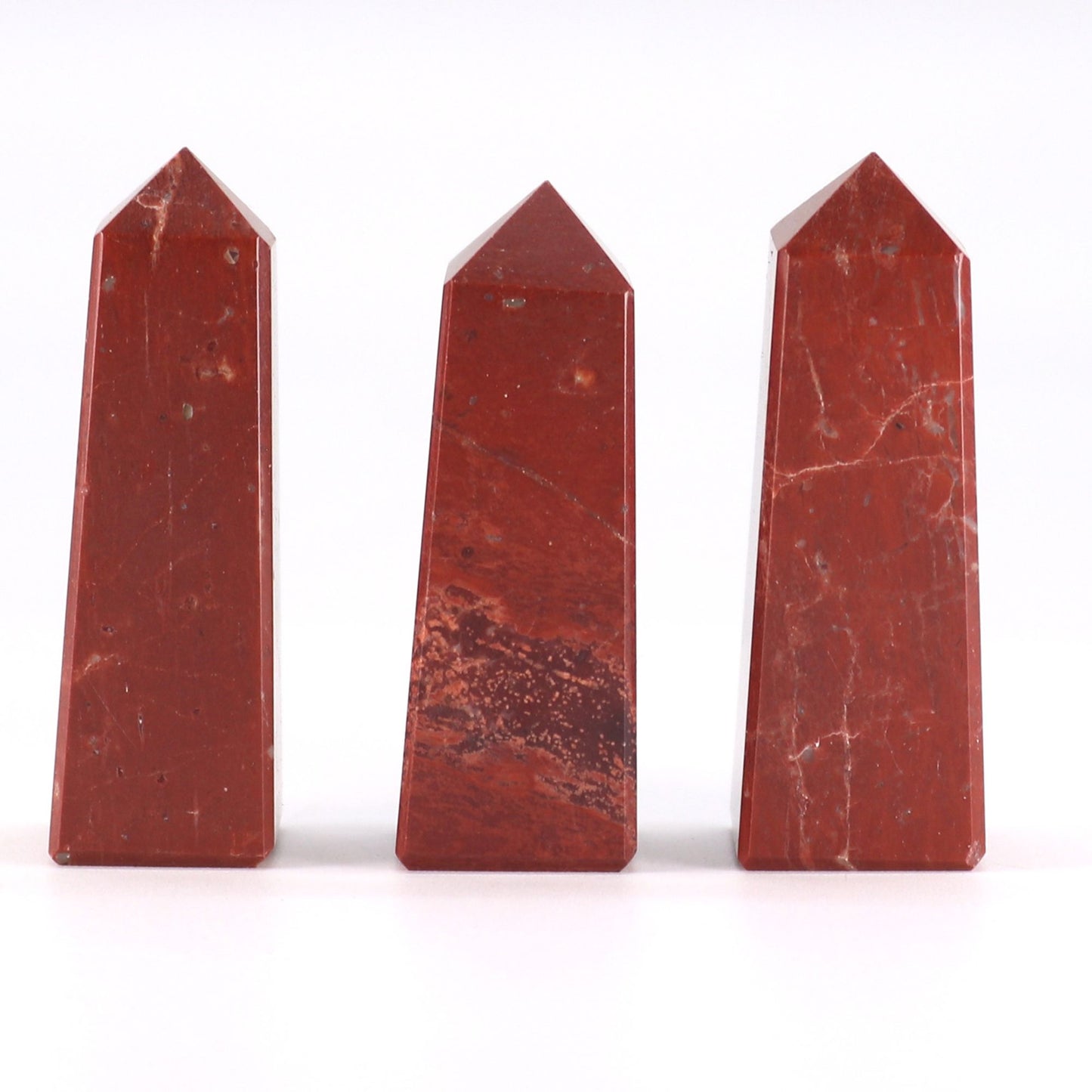 Edelstenen Obelisk – Rode Jaspis – ca. 5cm