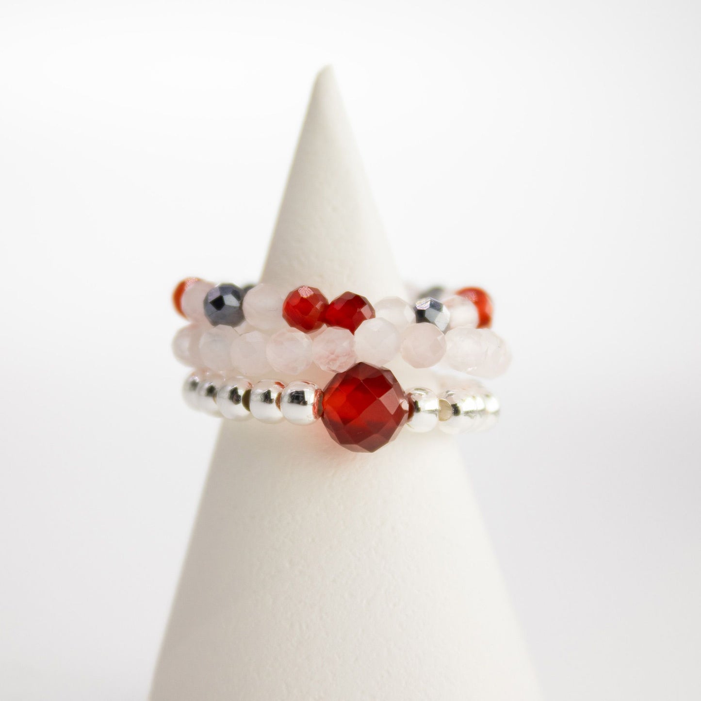 Nymph Spirit Edelstenen Ringset - Liefde & Vlam
