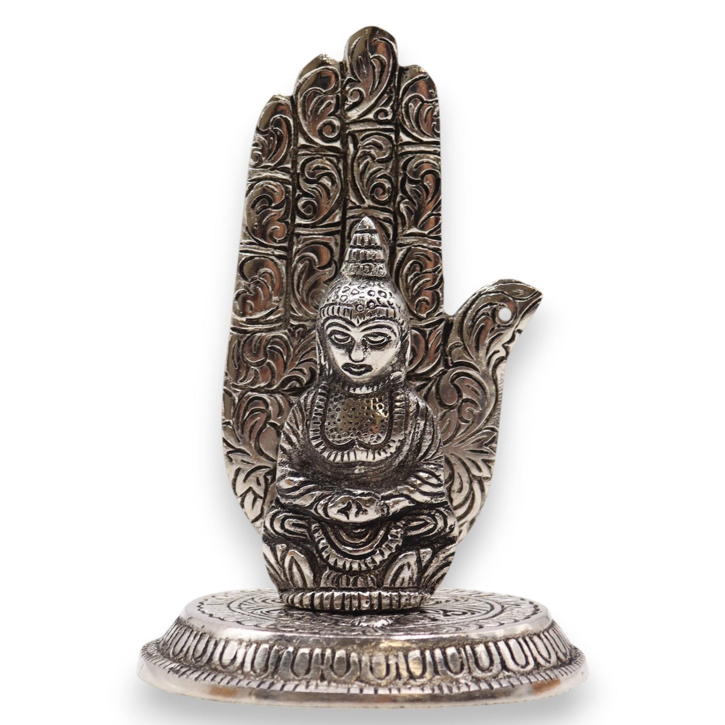 Gouden Aluminium 7 Chakra Yoga Wierookhouder 12x12cm