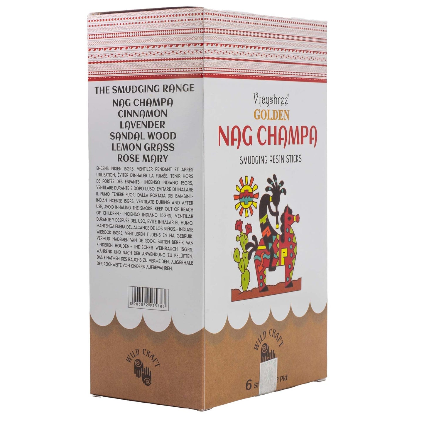 Golden Nag Champa Smudging Harsstaafjes – 30g (6 stuks)