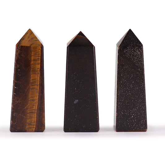 Edelstenen Obelisk – Tijgeroog – ca. 5cm
