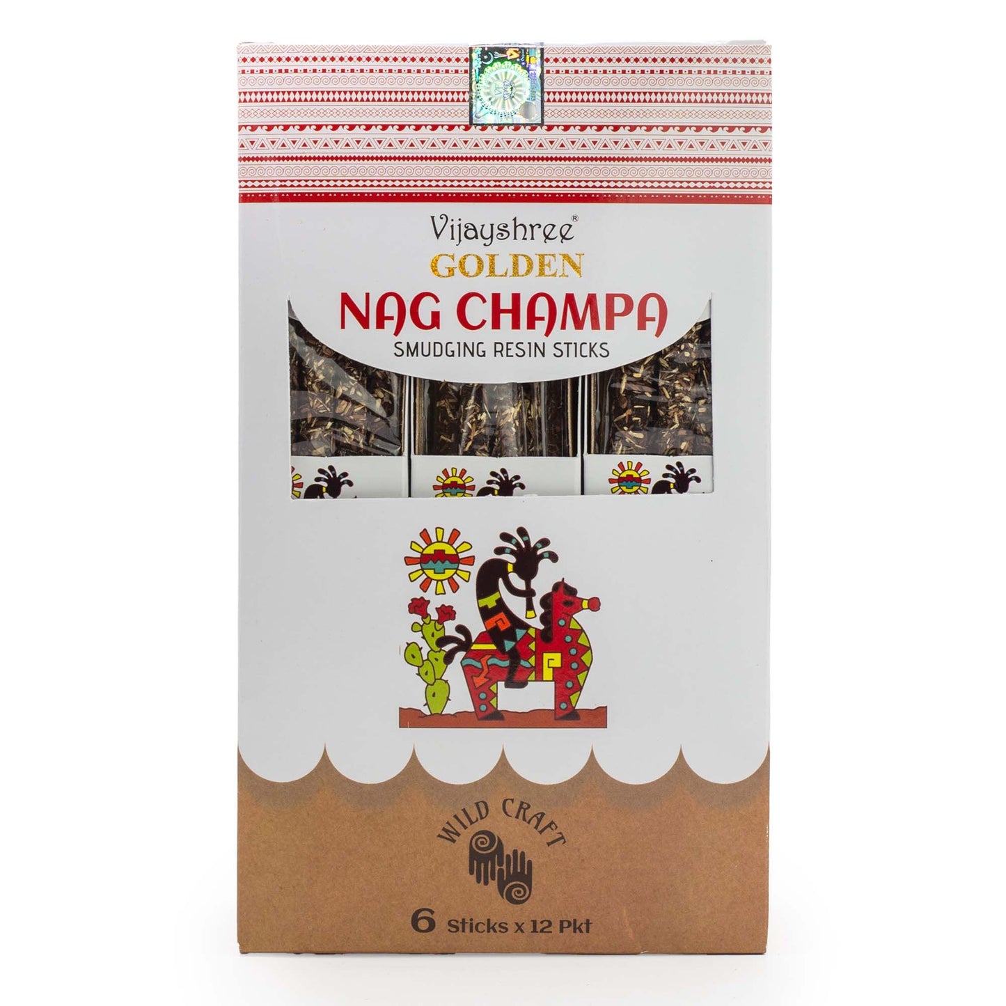 Golden Nag Champa Smudging Harsstaafjes – 30g (6 stuks)