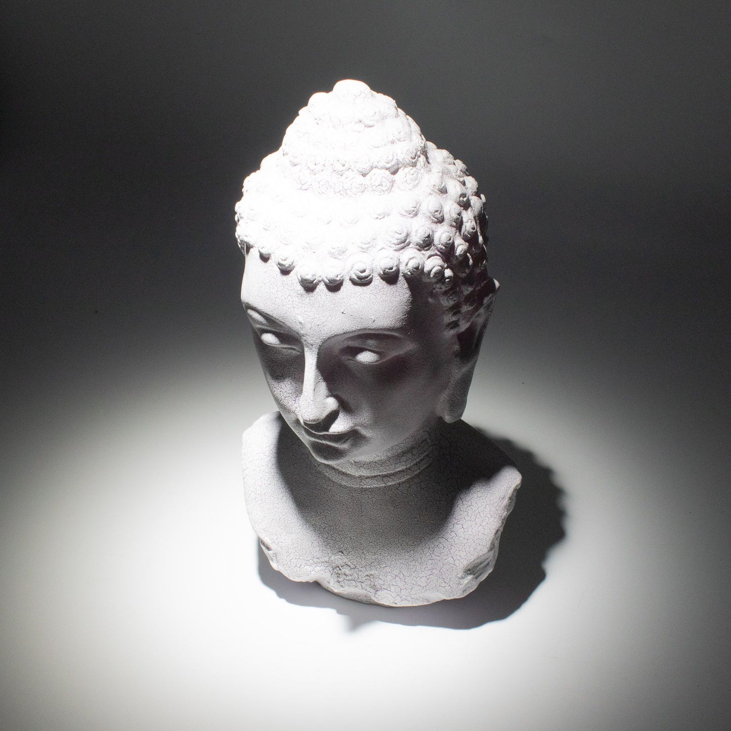 DriftGlow Lamp – Rood Craquelé Kap | Drijfhout Basis