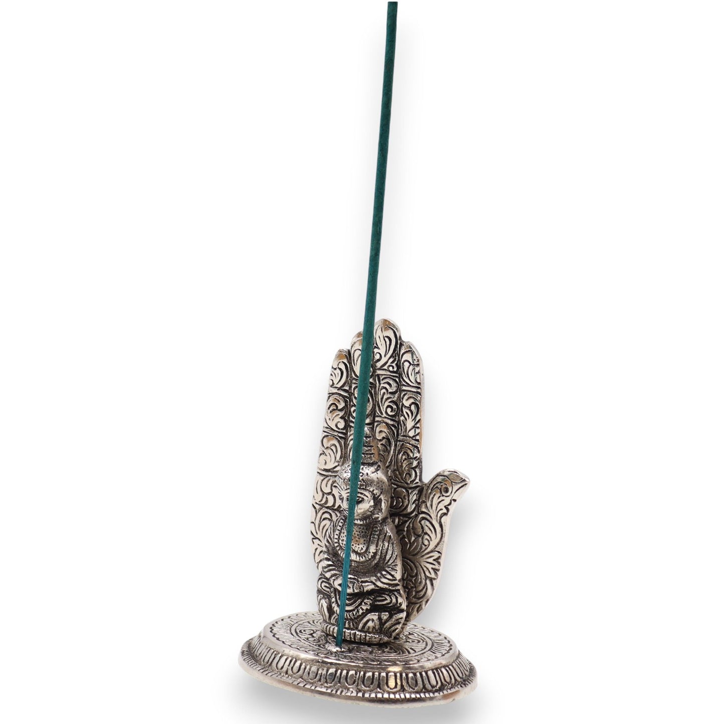 Gouden Aluminium 7 Chakra Yoga Wierookhouder 12x12cm