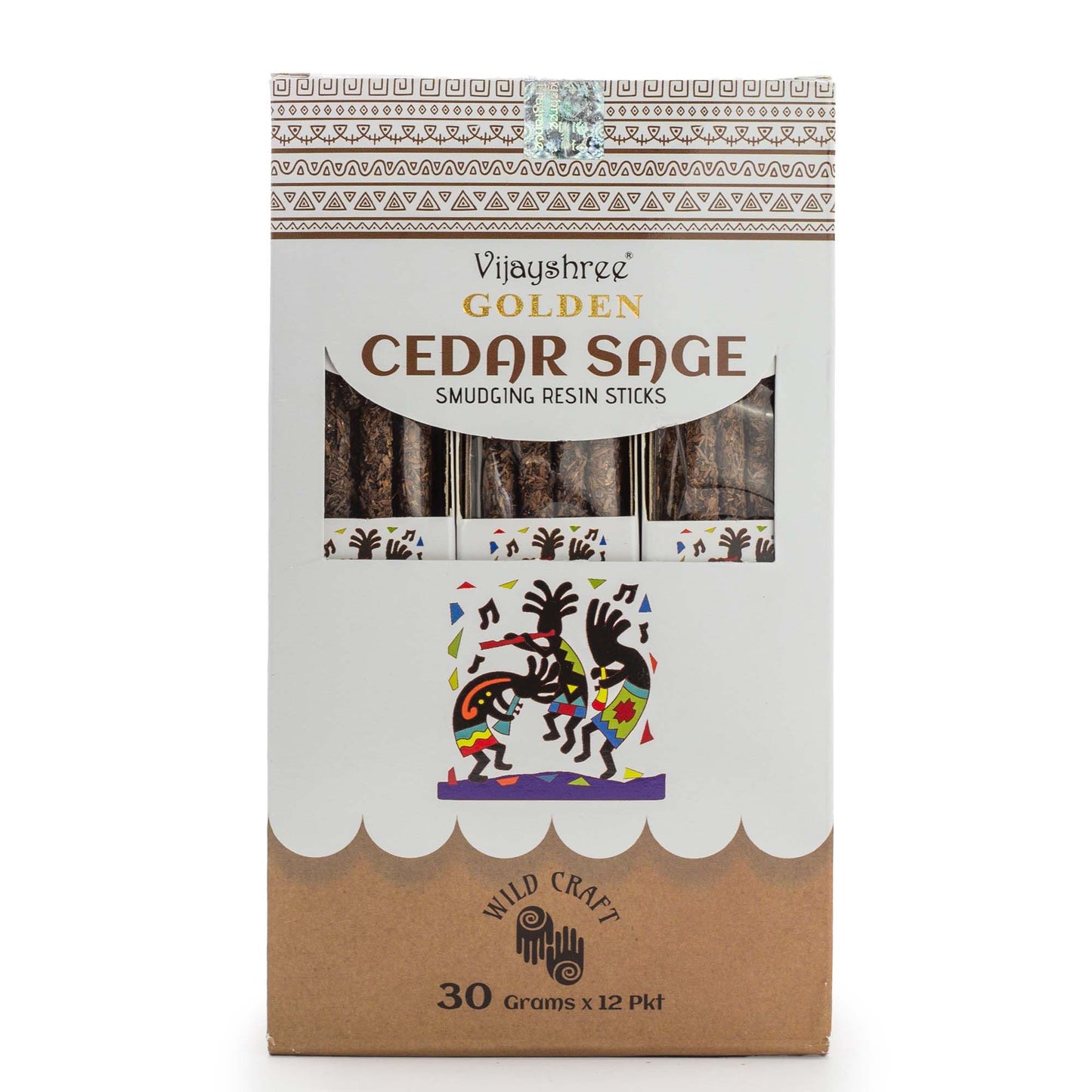30g Golden Cedar Salie Smudging Harsstaafjes (6 stuks)