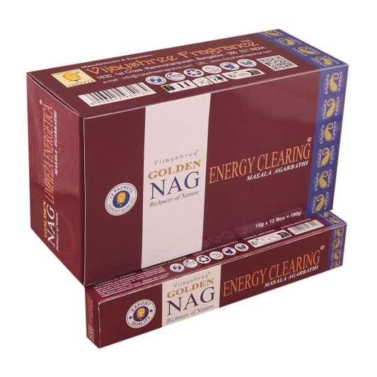 Golden Nag Wierookstokjes – Energie Reiniging (15g)