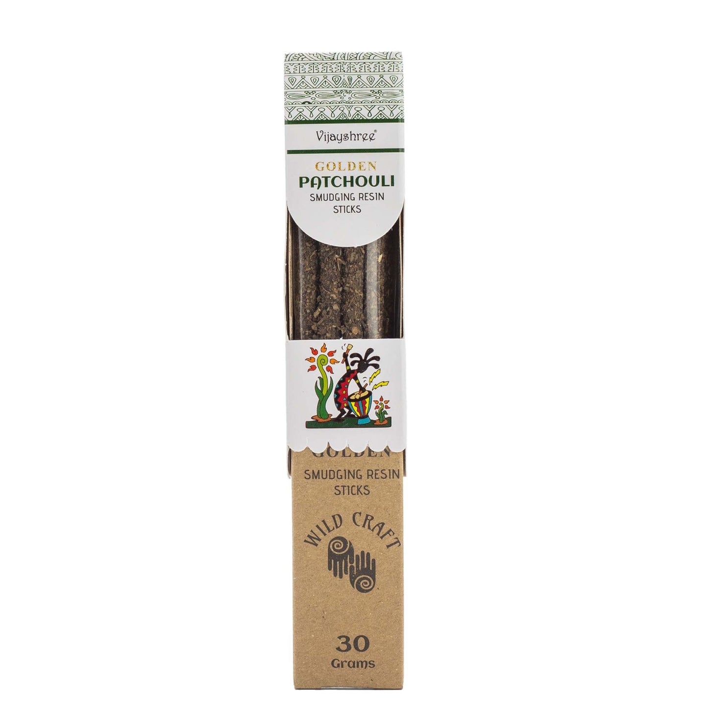 30g Golden Patchouli Smudging Harsstaafjes (6 stuks)