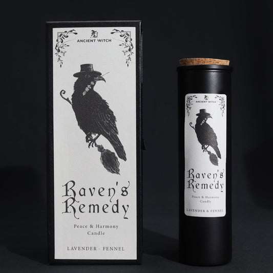 Ancient Witch Zuiveringskaars – Ravens' Remedy | Rust & Innerlijke Vrede