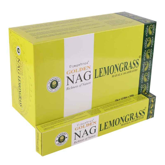 Golden Nag Wierookstokjes – Citroengras (15g)