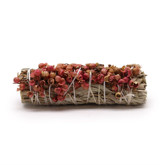Smudge Stick - Witte Salie & Pirul Zaad 10cm