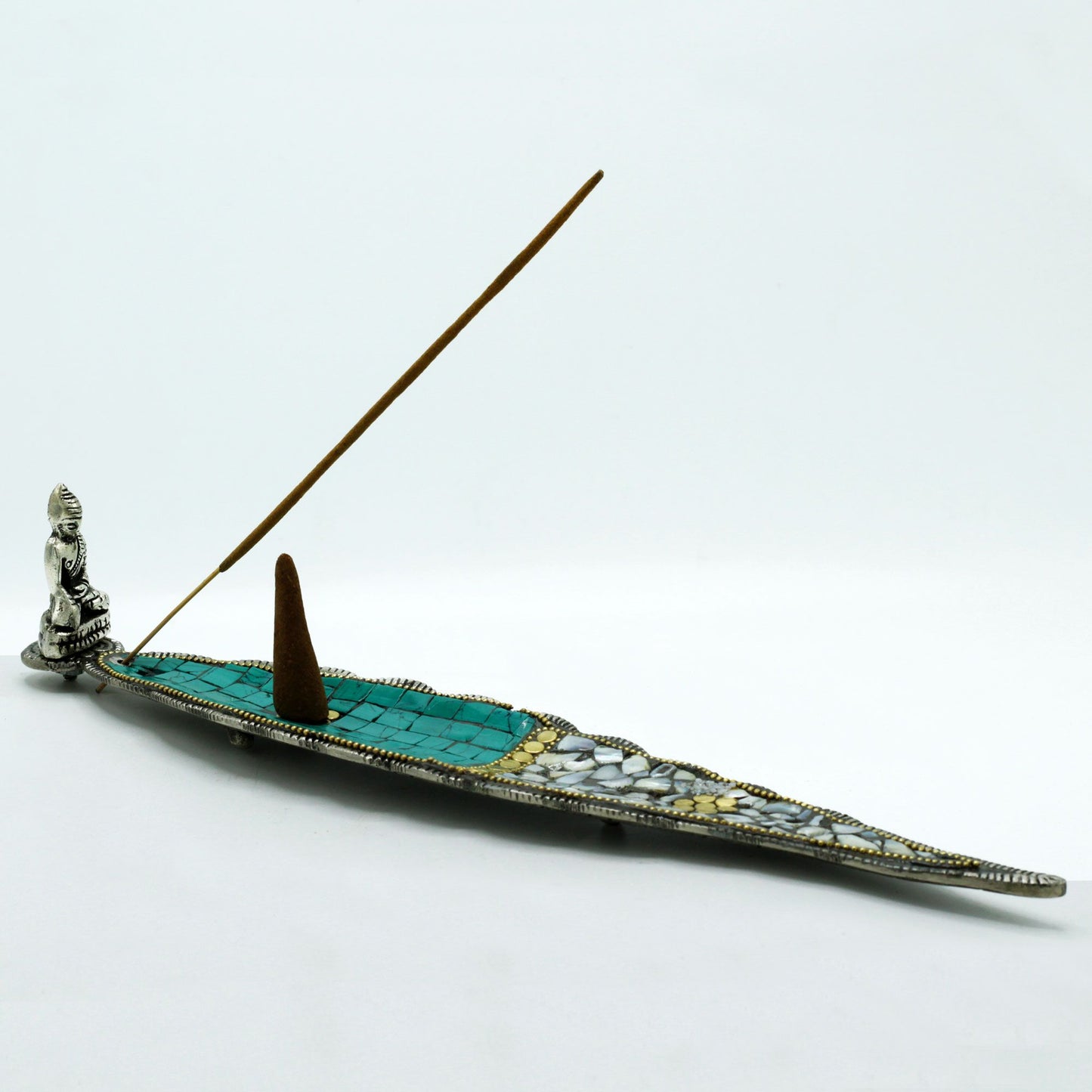 Buddha Long Leaf Tibetaanse Decoratieve Wierookhouder
