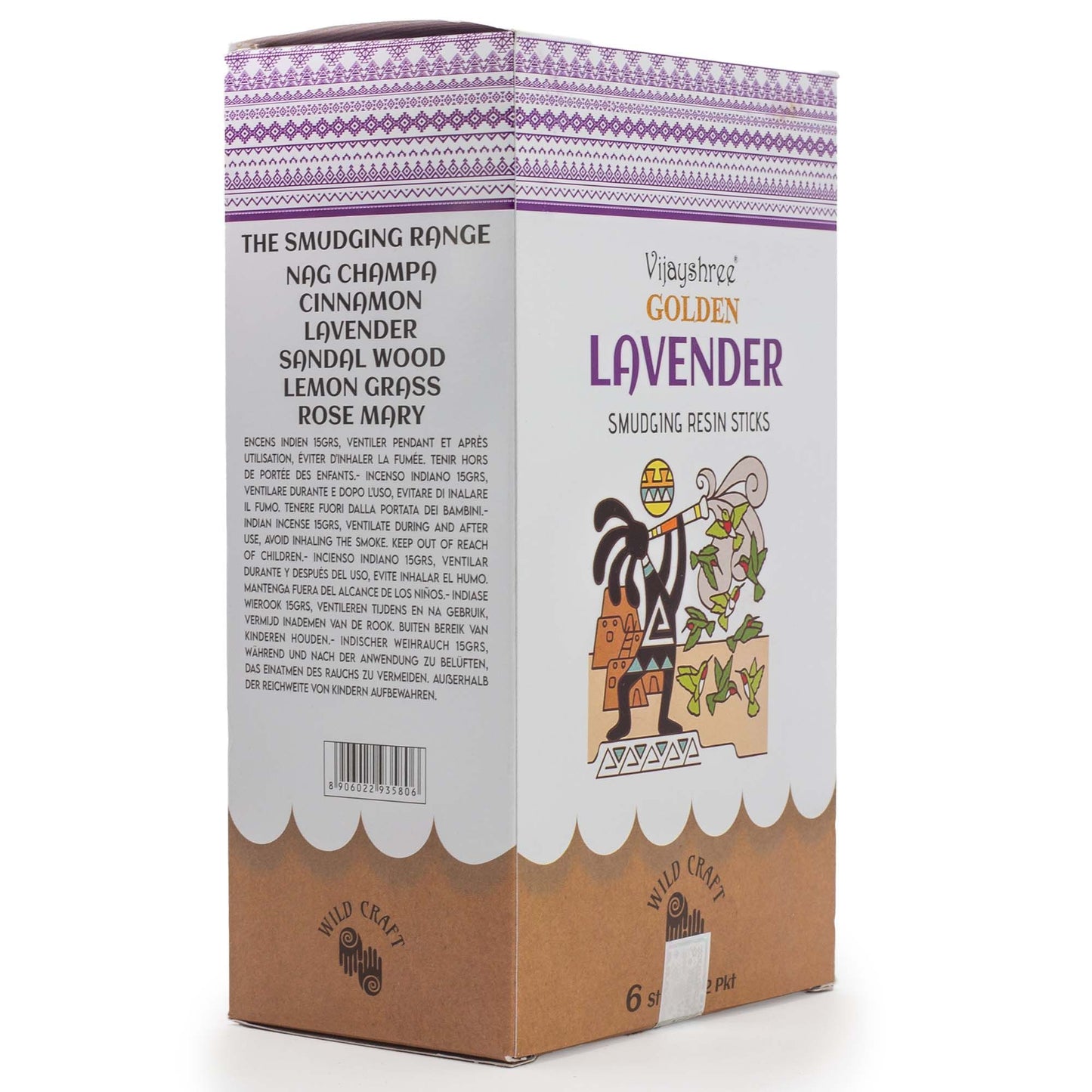 Golden Lavendel Smudging Harsstaafjes – 30g (6 stuks)