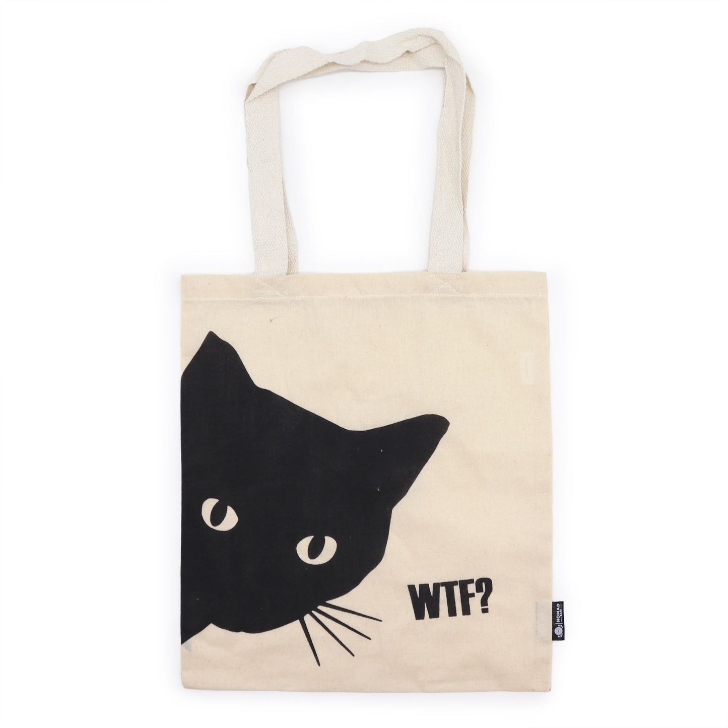 Nomad Sari Iconic Basic Tote Bag – Black Cat – Naturel 4oz