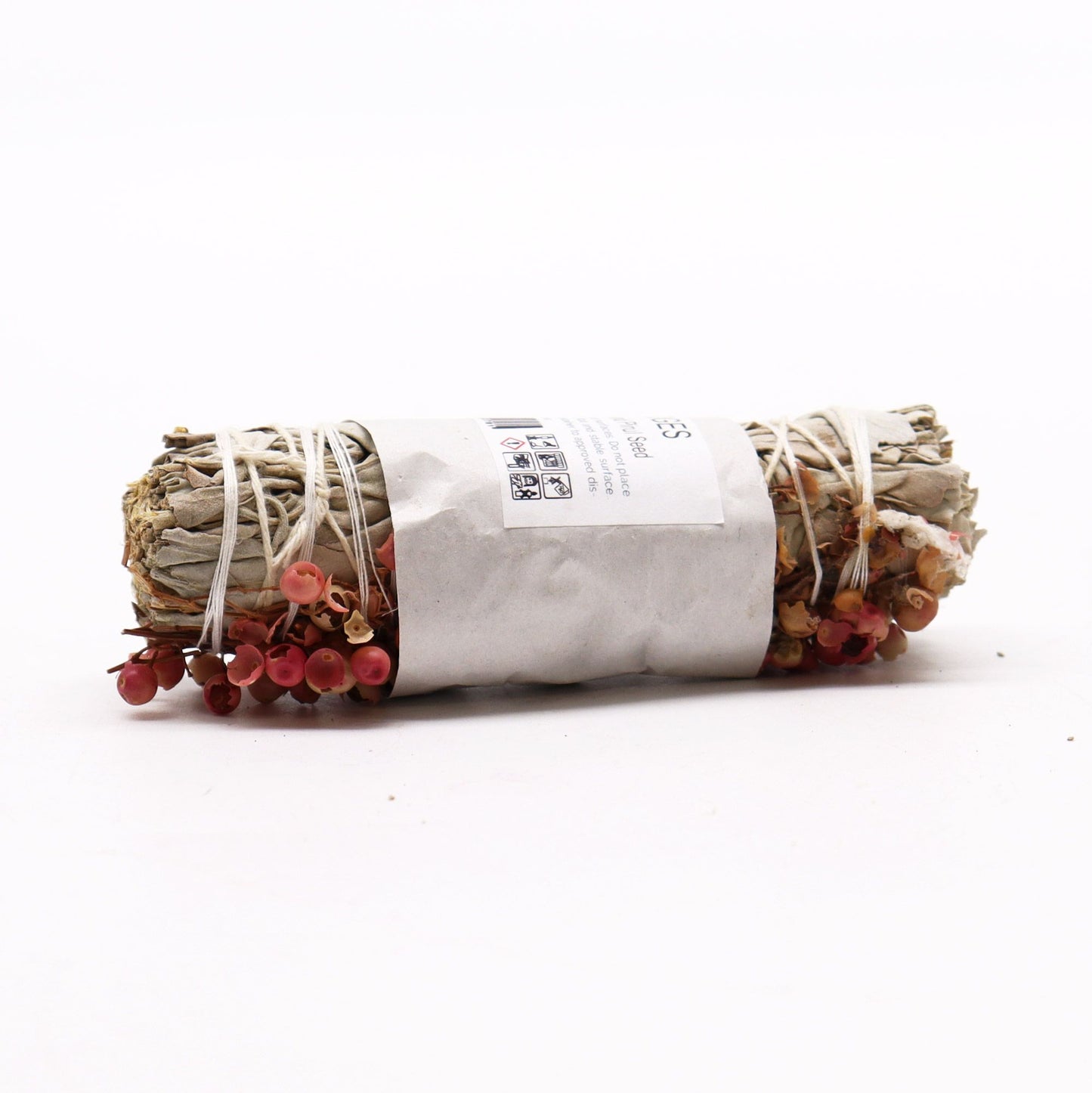Smudge Stick - Witte Salie & Pirul Zaad 10cm
