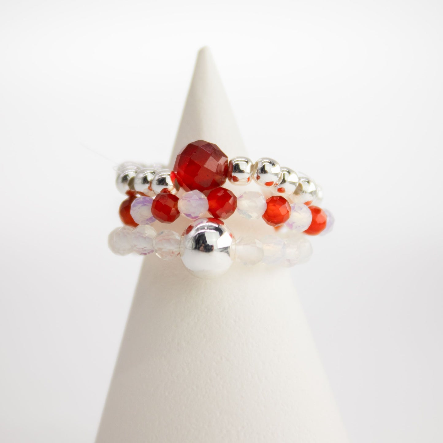 Nymph Spirit Edelstenen Ringset - Bloedmaan