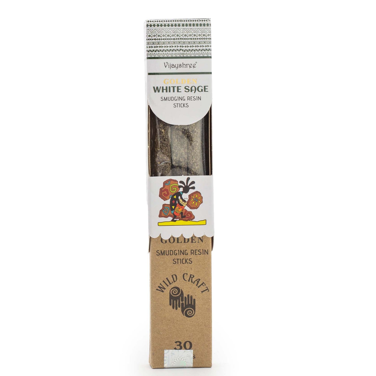 30g Golden Witte Salie Smudging Harsstaafjes (6 stuks)