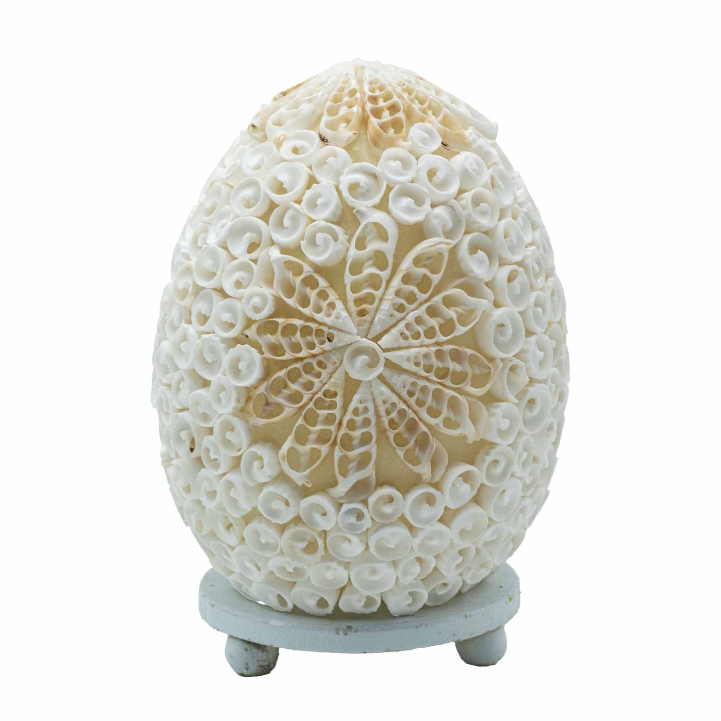 Boho Schelpen Lamp – Gesneden Schelp Ovaal | 15cm