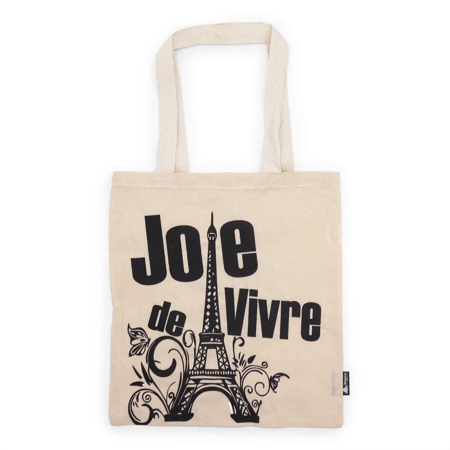 Nomad Sari Iconic Basic Tote Bag – Joie de Vivre – Naturel 4oz