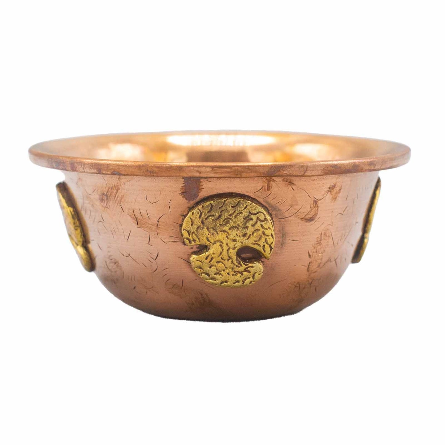 Koperen Rituele Kom - Levensboom 12x5cm