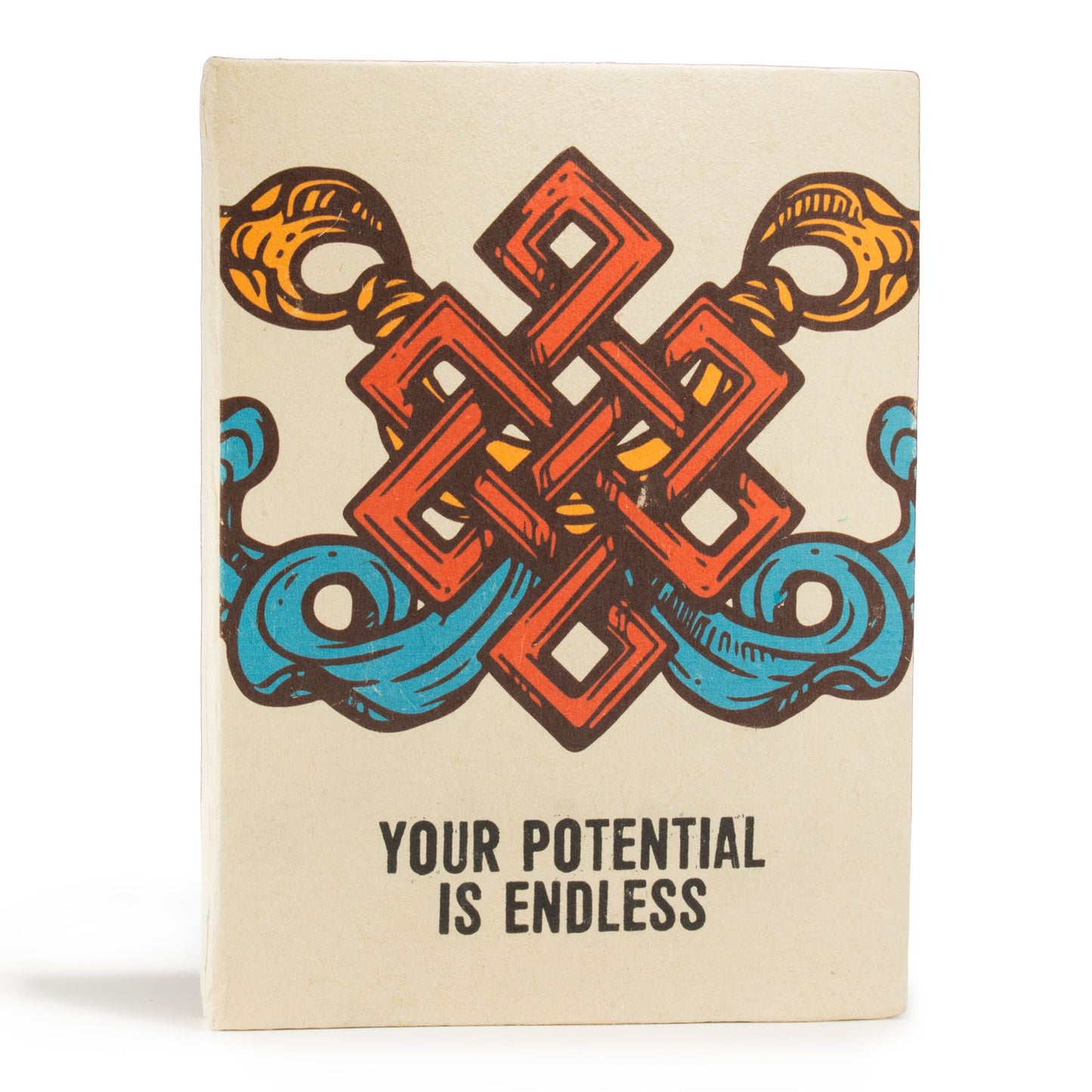 Lokta Inspiratie Notitieboek Groot (21x15cm) – 45 pagina’s – Your Potential – incl. boekenlegger