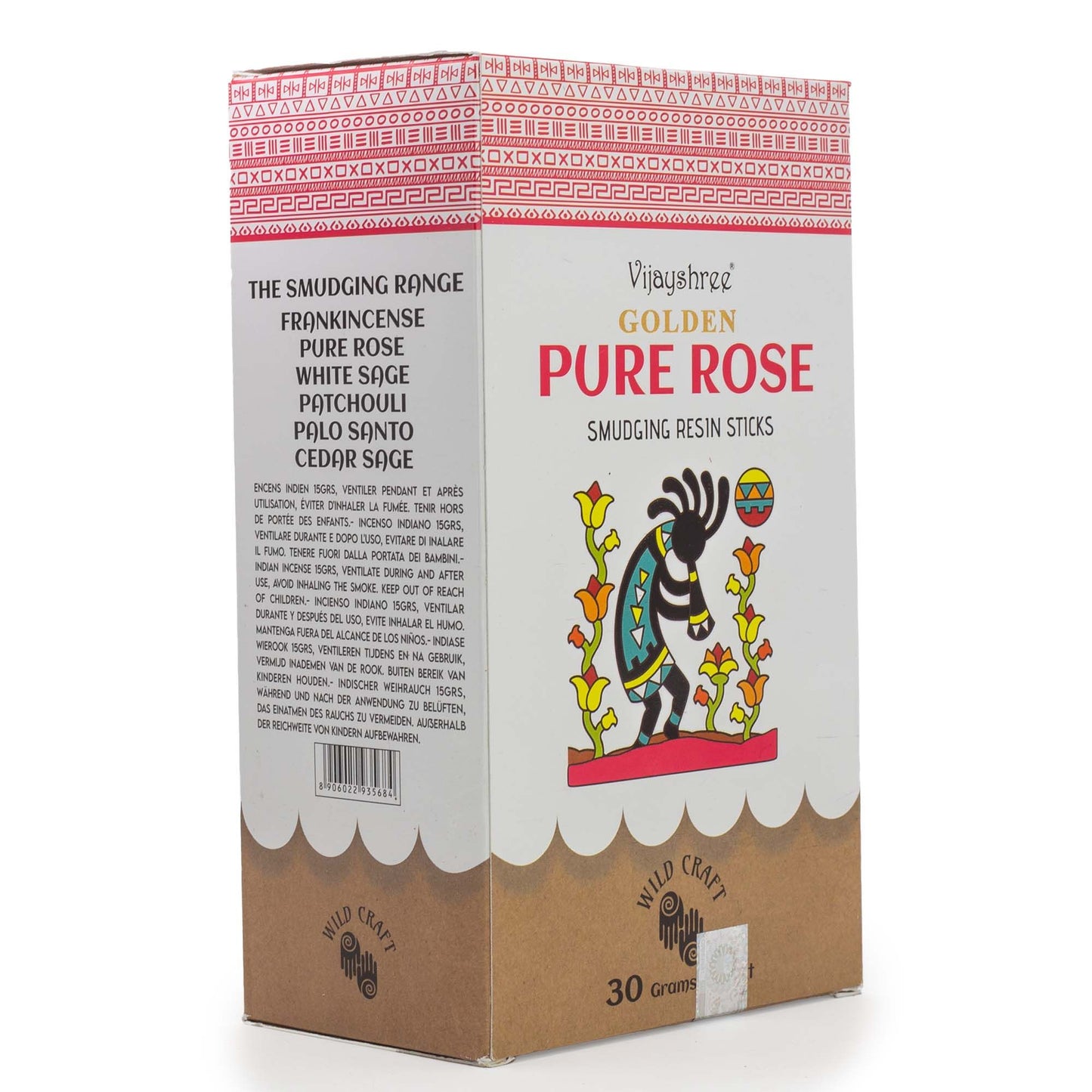 30g Golden Pure Roos Smudging Harsstaafjes (6 stuks)