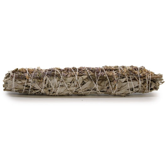 Smudge Stick - Witte Salie & Lavendel 22,5cm
