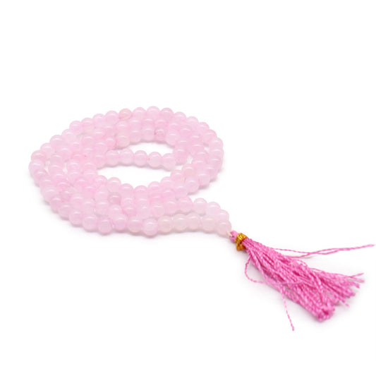 Bead Mala – Rozenkwarts