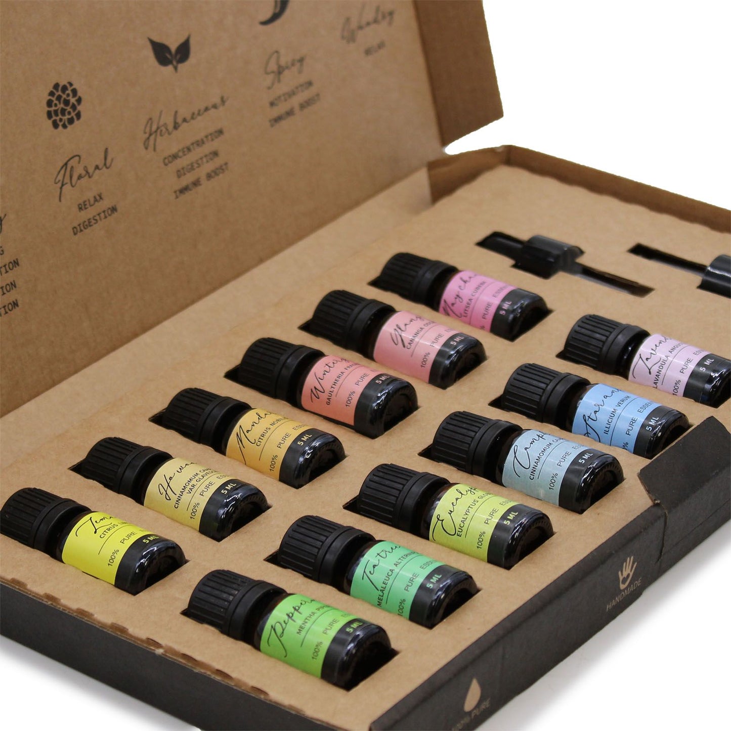 Aromatherapy Etherische Oliën Set – Starterspakket | 12 Pure Oliën