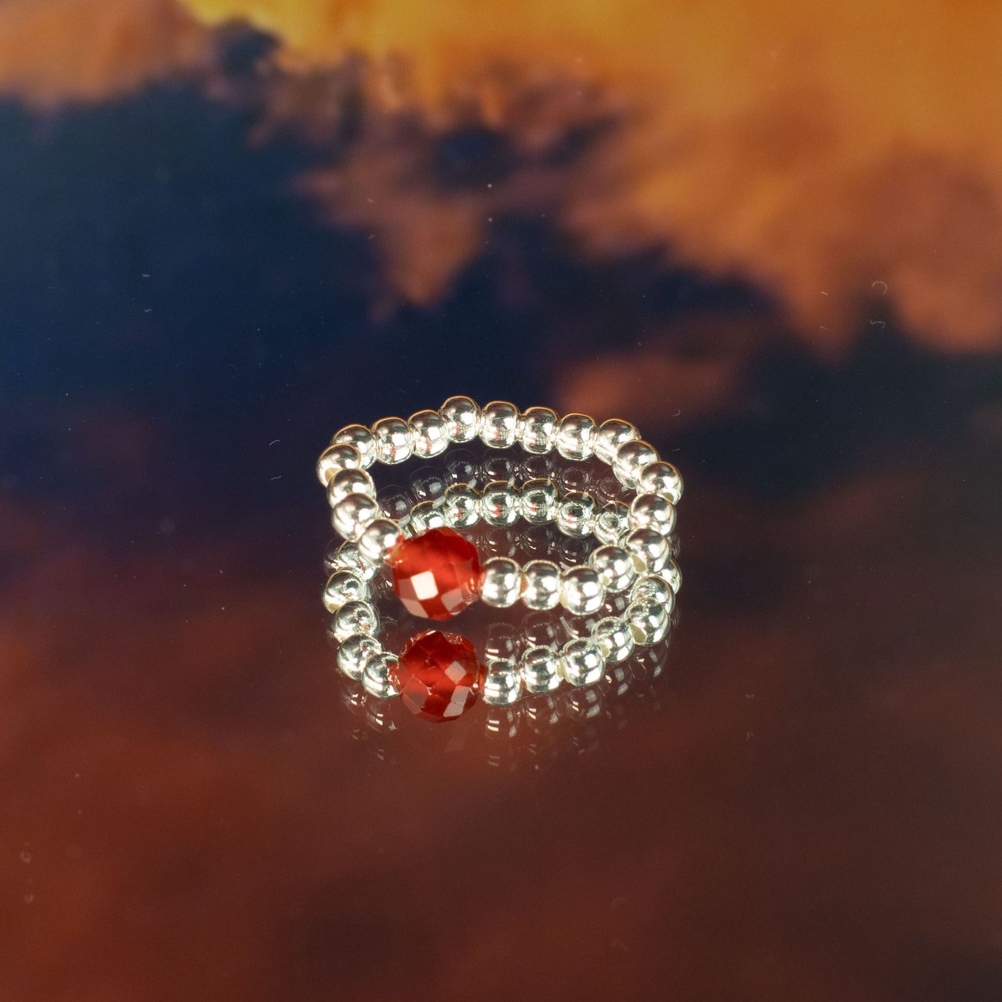 Nymph Spirit Edelstenen Ringset - Bloedmaan