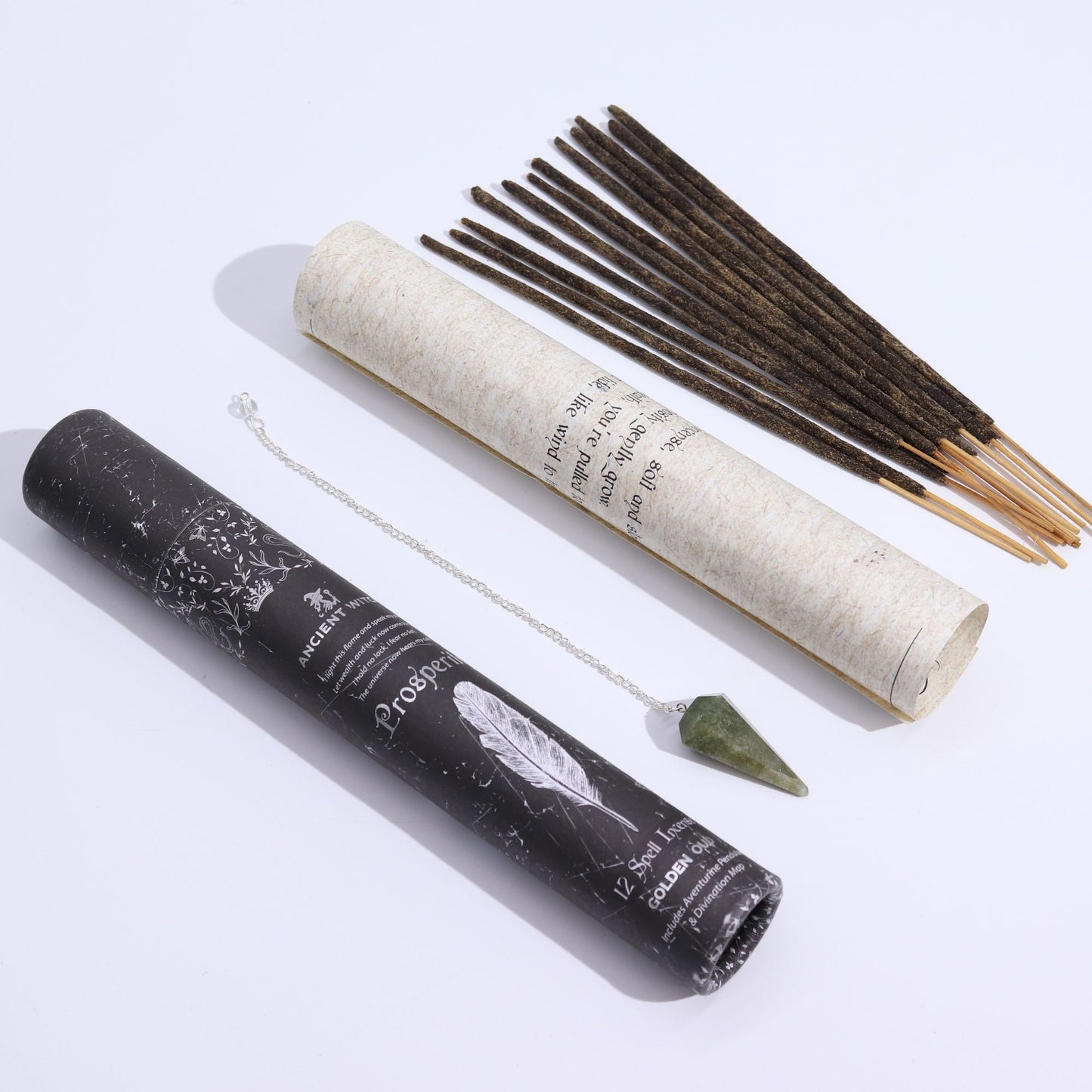 Ancient Witch Spell Wierook – Voorspoed met Aventurijn Pendel