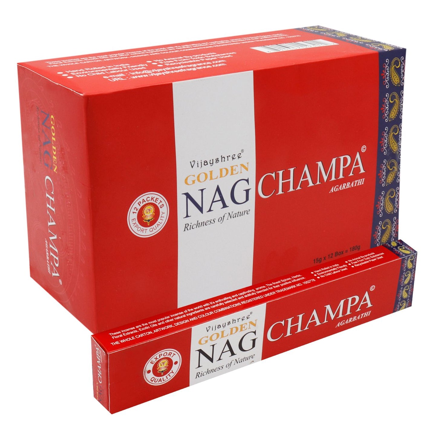 Golden Nag Wierookstokjes – Champa (15g)