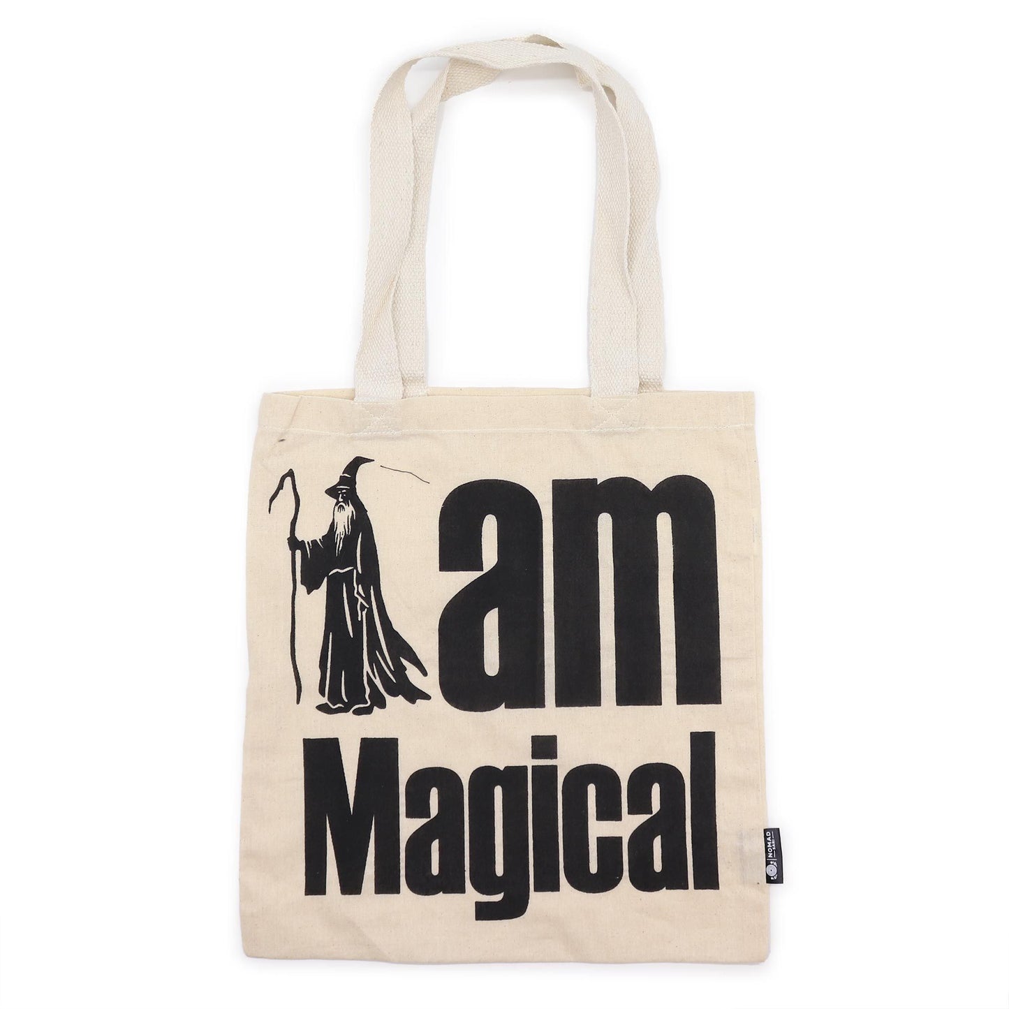 Nomad Sari Iconic Basic Tote Bag – I am Magical – Naturel 4oz