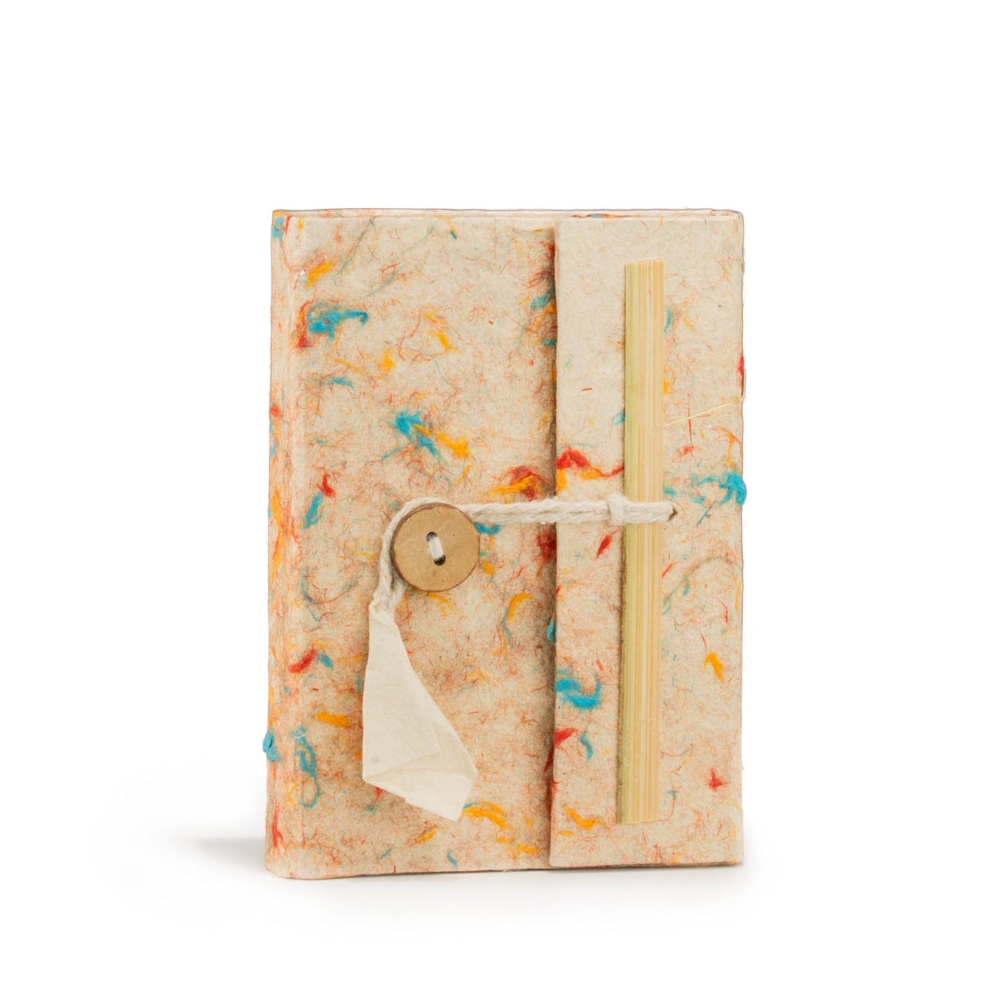 Lokta Mini Mixed Colour Cotton Notitieboek (12x8cm) – 40 pagina’s