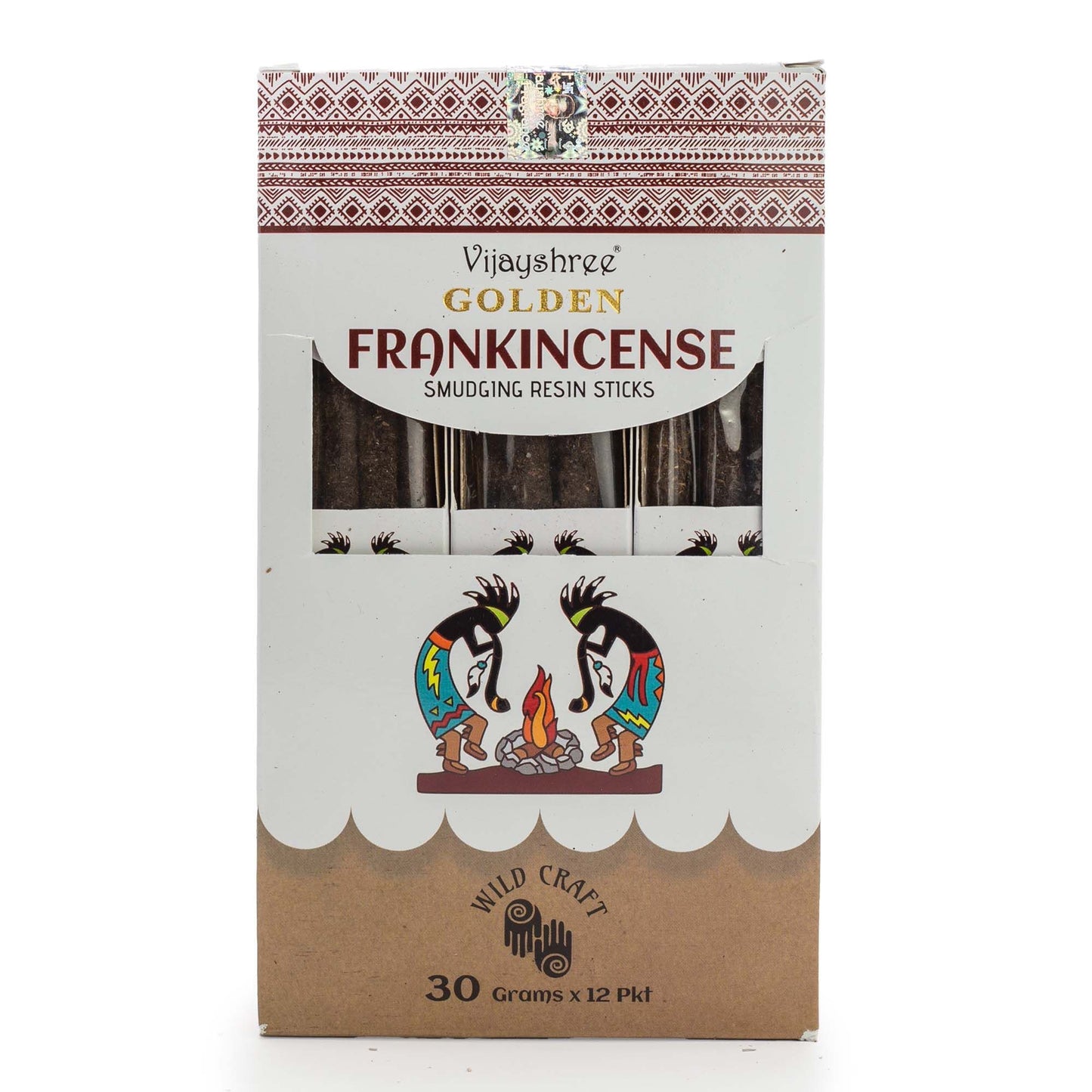 30g Golden Wierook (Frankincense) Smudging Harsstaafjes (6 stuks)