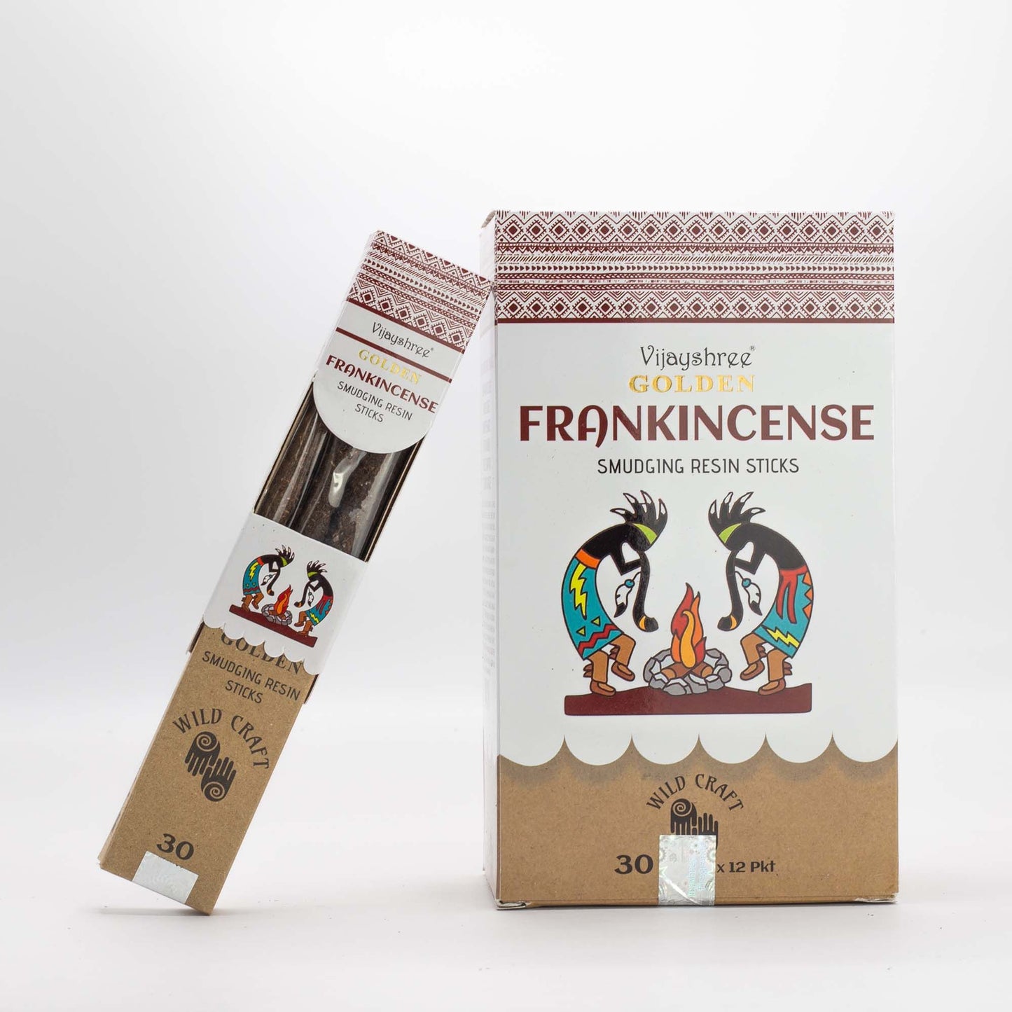 30g Golden Wierook (Frankincense) Smudging Harsstaafjes (6 stuks)